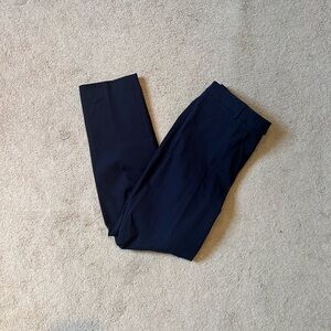 Talbots Navy High Waist Straight Leg Pants